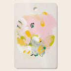 floral abstract spring bouquet 2 Cutting Board Gallery Image 1