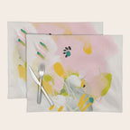 floral abstract spring bouquet 2 Placemat Gallery Image 1