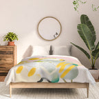 floral abstract spring bouquet 2 Comforter Gallery Image 3
