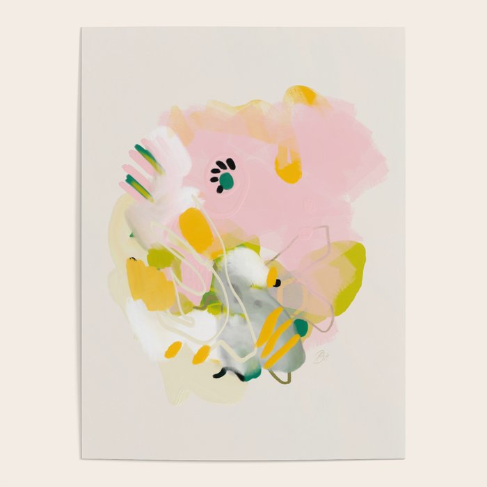 floral abstract spring bouquet 2 Poster Gallery Image 1