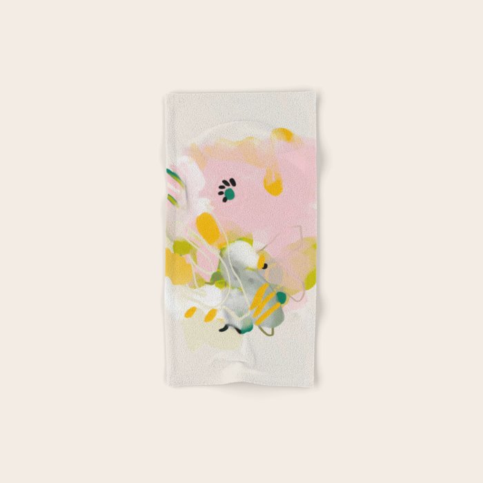 floral abstract spring bouquet 2 Bath Towel Gallery Image 1