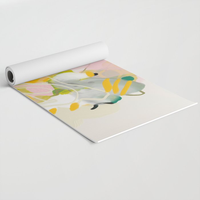 floral abstract spring bouquet 2 Yoga Mat Gallery Image 2