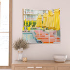 Swimming in Palm Springs - Travel Photography Wall Tapestry Gallery Image 2