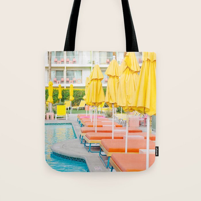 Swimming in Palm Springs - Travel Photography Tote Bag Gallery Image 1