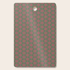 Mid Century Modern Asterisk Pattern Cutting Board Gallery Image 1
