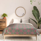 Mid Century Modern Asterisk Pattern Comforter Gallery Image 3