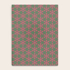 Mid Century Modern Asterisk Pattern Notebook Gallery Image 4