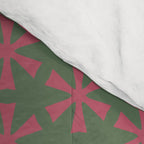 Mid Century Modern Asterisk Pattern Comforter Gallery Image 4