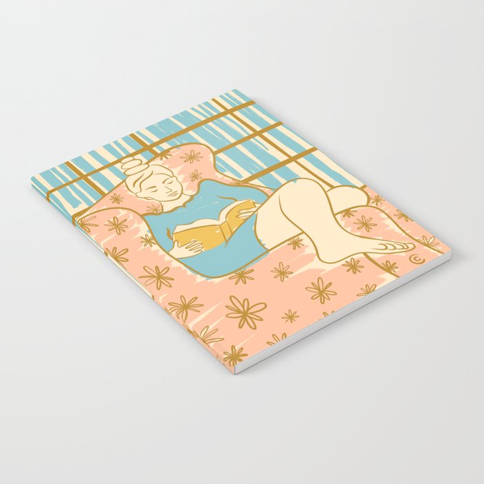 Portrait of a Woman Reading - Quiet Time 1 Notebook Gallery Image 2