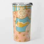 Portrait of a Woman Reading - Quiet Time 1 Travel Mug Gallery Image 2