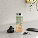 Portrait of a Woman Reading - Quiet Time 1 Water Bottle Gallery Image 4