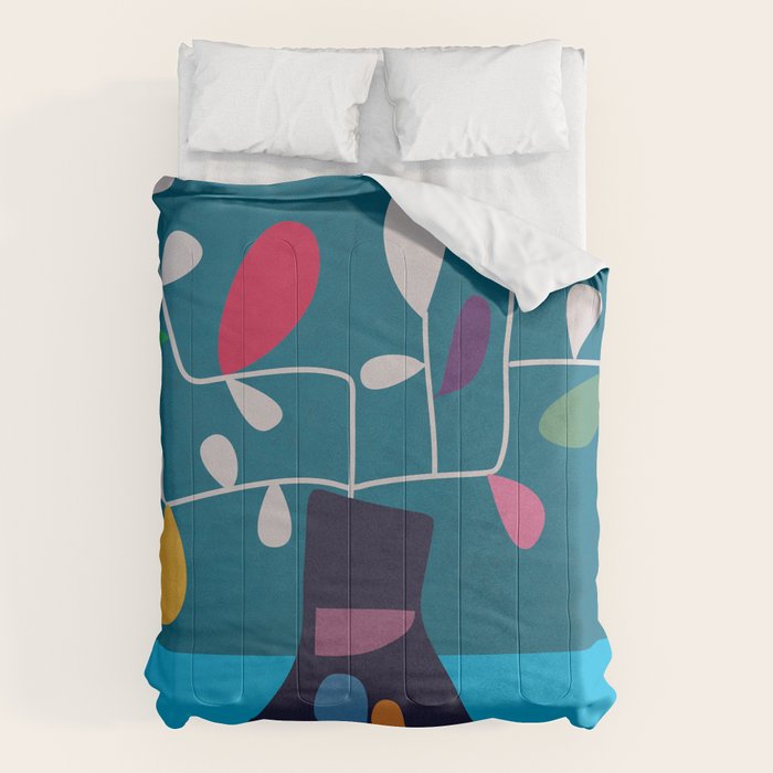 Vase of Vibrance 1 Comforter Gallery Image 6