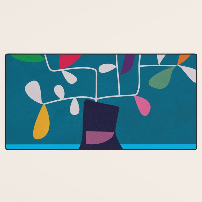 Vase of Vibrance 1 Desk Mat Gallery Image 3