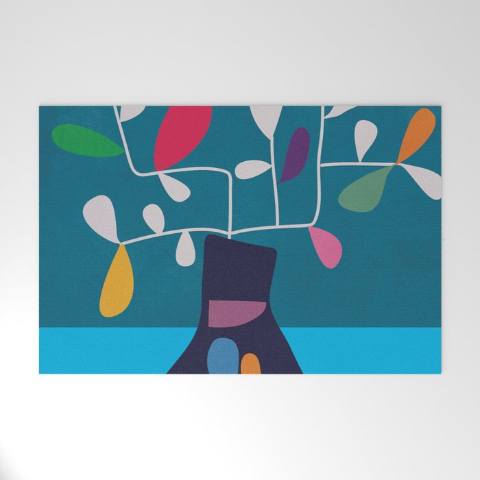 Vase of Vibrance 1 Welcome Mat Gallery Image 1