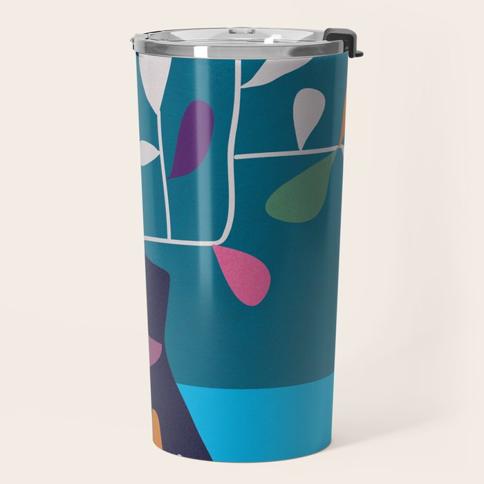Vase of Vibrance 1 Travel Mug Gallery Image 2