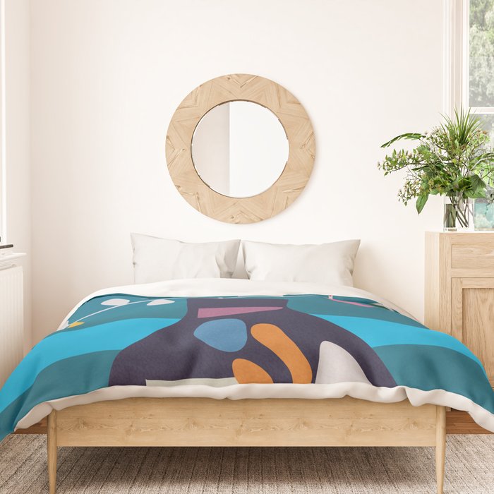 Vase of Vibrance 1 Duvet Cover Gallery Image 3