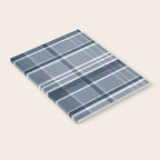 Blue Plaid Pattern, Geometric Art Notebook Gallery Image 2