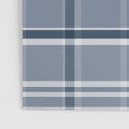 Blue Plaid Pattern, Geometric Art Poster Gallery Image 3