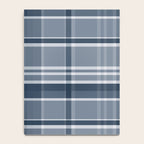 Blue Plaid Pattern, Geometric Art Notebook Gallery Image 4