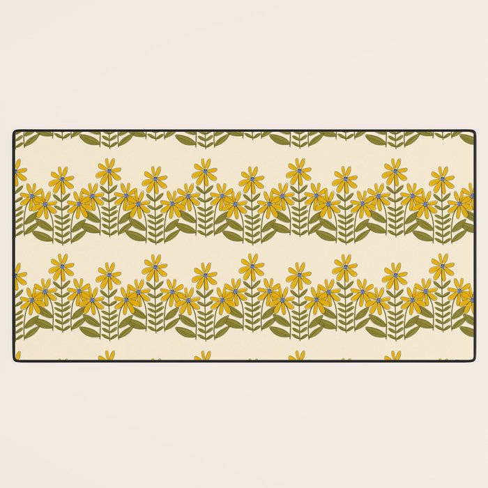 Sunflower - Block Print Desk Mat Gallery Image 3