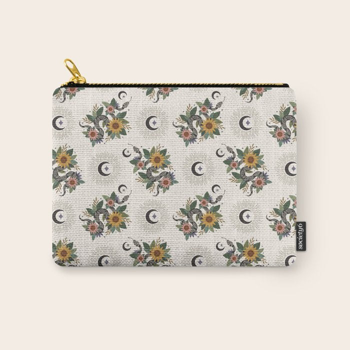 Year of the Snake 2025 - Cream Carry All Pouch Gallery Image 1