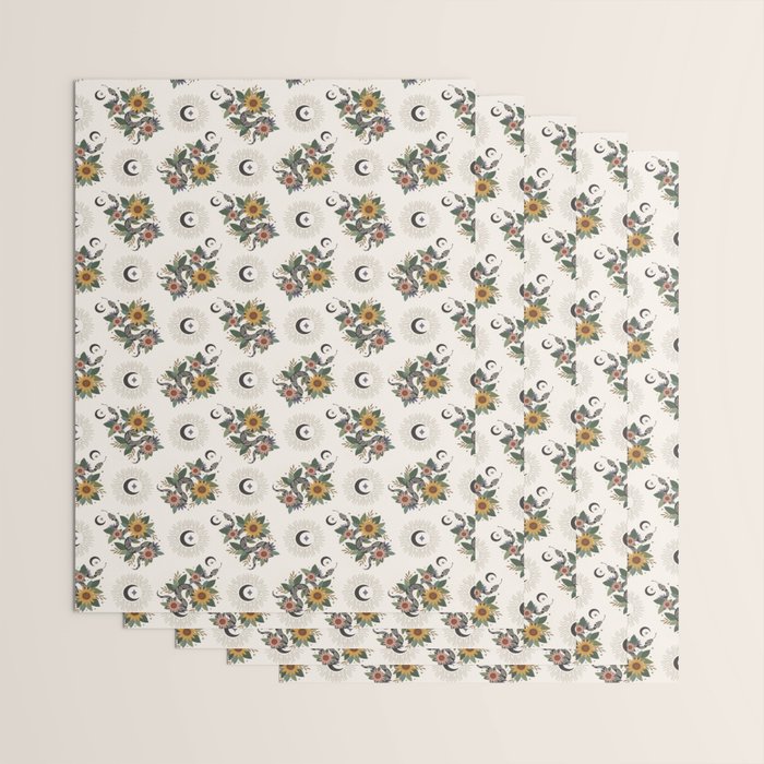 Year of the Snake 2025 - Cream Wrapping Paper Gallery Image 3