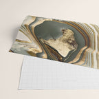 White Gold Agate Abstract Wrapping Paper Gallery Image 2