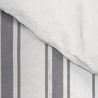 Gray blue ticking stripes Comforter Gallery Image 4