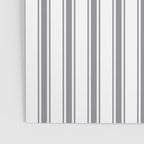 Gray blue ticking stripes Poster Gallery Image 3