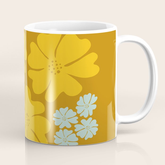 Golden Bloom Coffee Mug Gallery Image 1