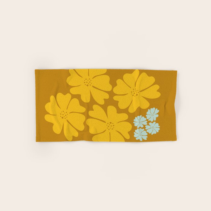Golden Bloom Bath Towel Gallery Image 1