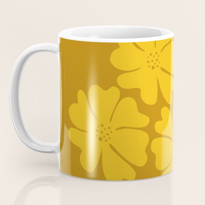 Golden Bloom Coffee Mug Gallery Image 3