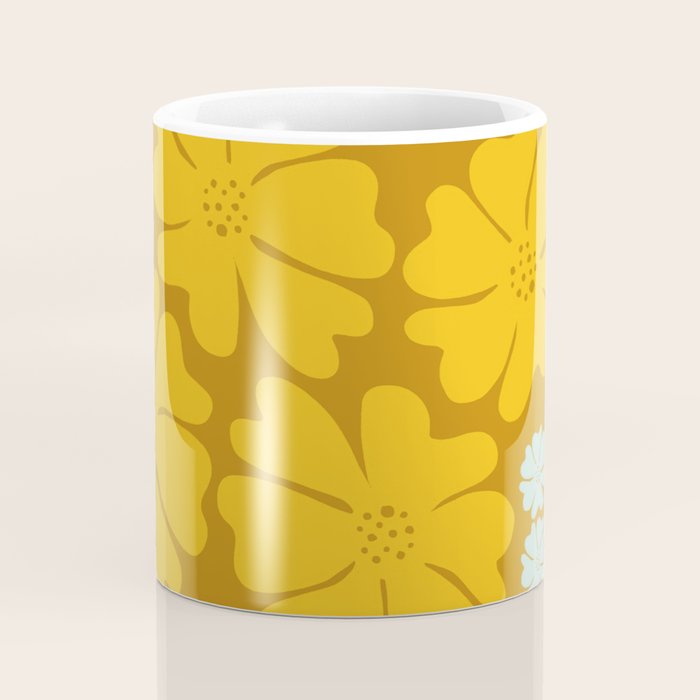 Golden Bloom Coffee Mug Gallery Image 4