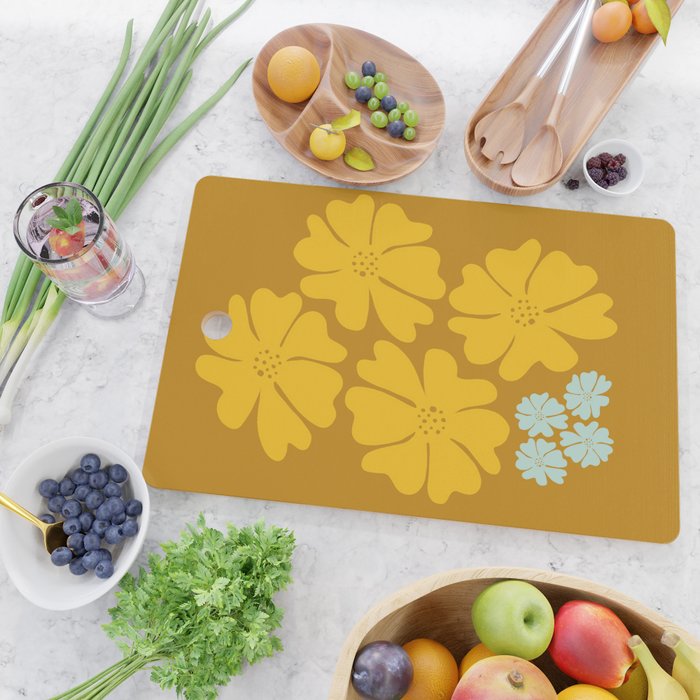 Golden Bloom Cutting Board Gallery Image 2