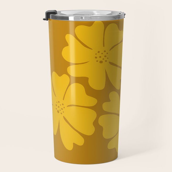 Golden Bloom Travel Mug Gallery Image 3