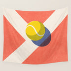 BALLS / Tennis - clay court II Wall Tapestry Gallery Image 4