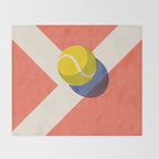 BALLS / Tennis - clay court II Throw Blanket Gallery Image 2
