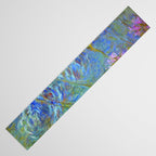 Agapanthus Claude Monet Floral Art Table Runner Gallery Image 3