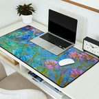 Agapanthus Claude Monet Floral Art Desk Mat Gallery Image 2