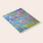 Agapanthus Claude Monet Floral Art Notebook Gallery Image 2