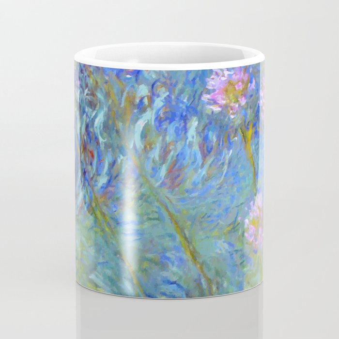 Agapanthus Claude Monet Floral Art Coffee Mug Gallery Image 4