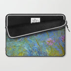 Agapanthus Claude Monet Floral Art Laptop Sleeve Gallery Image 2