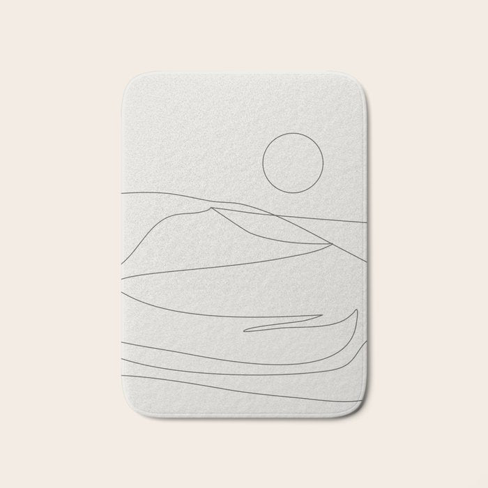 Abstract Landscape 15A Bath Mat Gallery Image 1