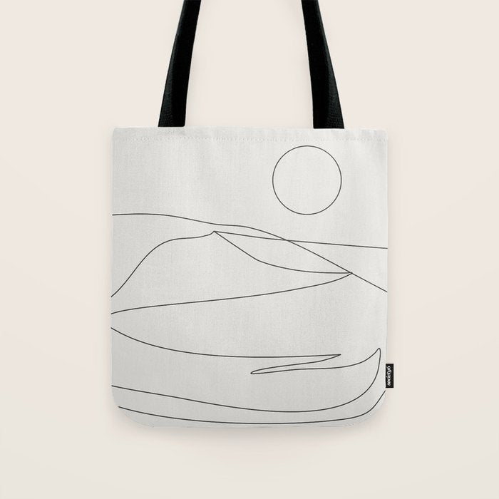 Abstract Landscape 15A Tote Bag Gallery Image 1