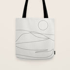 Abstract Landscape 15A Tote Bag Gallery Image 1