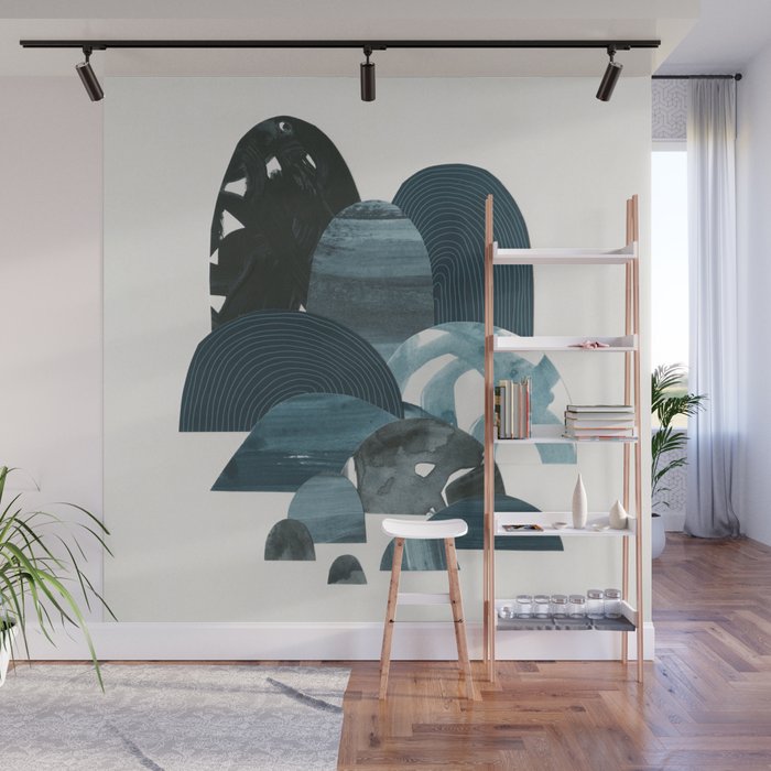 Floating Icebergs Wall Mural Gallery Image 1