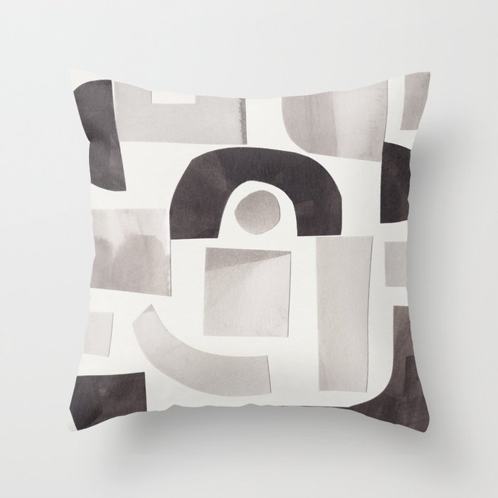 Shapes & Sizes #1 Throw Pillow Gallery Image 6