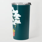 Hot cloud baloon - moon and star Travel Mug Gallery Image 2