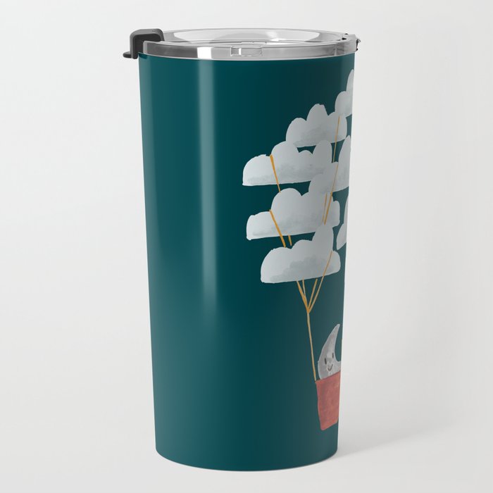 Hot cloud baloon - moon and star Travel Mug Gallery Image 3