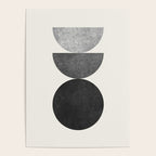 Woodblock black and white Mid century modern Poster Gallery Image 4